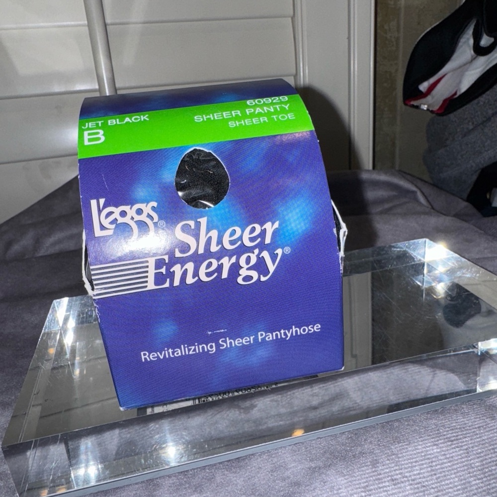 Hanes leggs‎ Hosiery Jet Black {B}